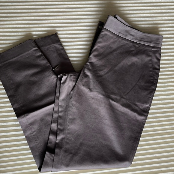 Piazza Sempione slate gray cropped pants - Picture 6 of 10